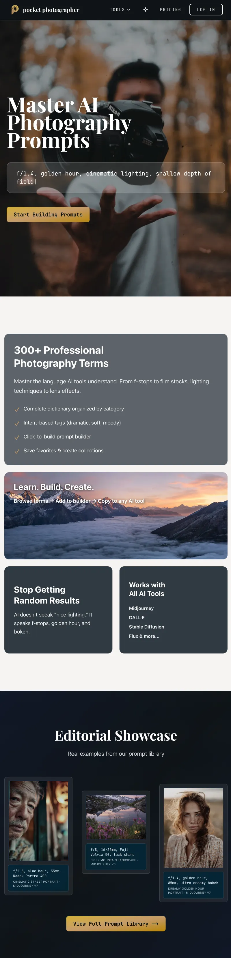 Pocket Photographer — Custom App